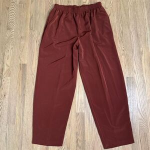 Maggie Sweet Pants Size Large Petites Rust Color Casual Relaxed Fit